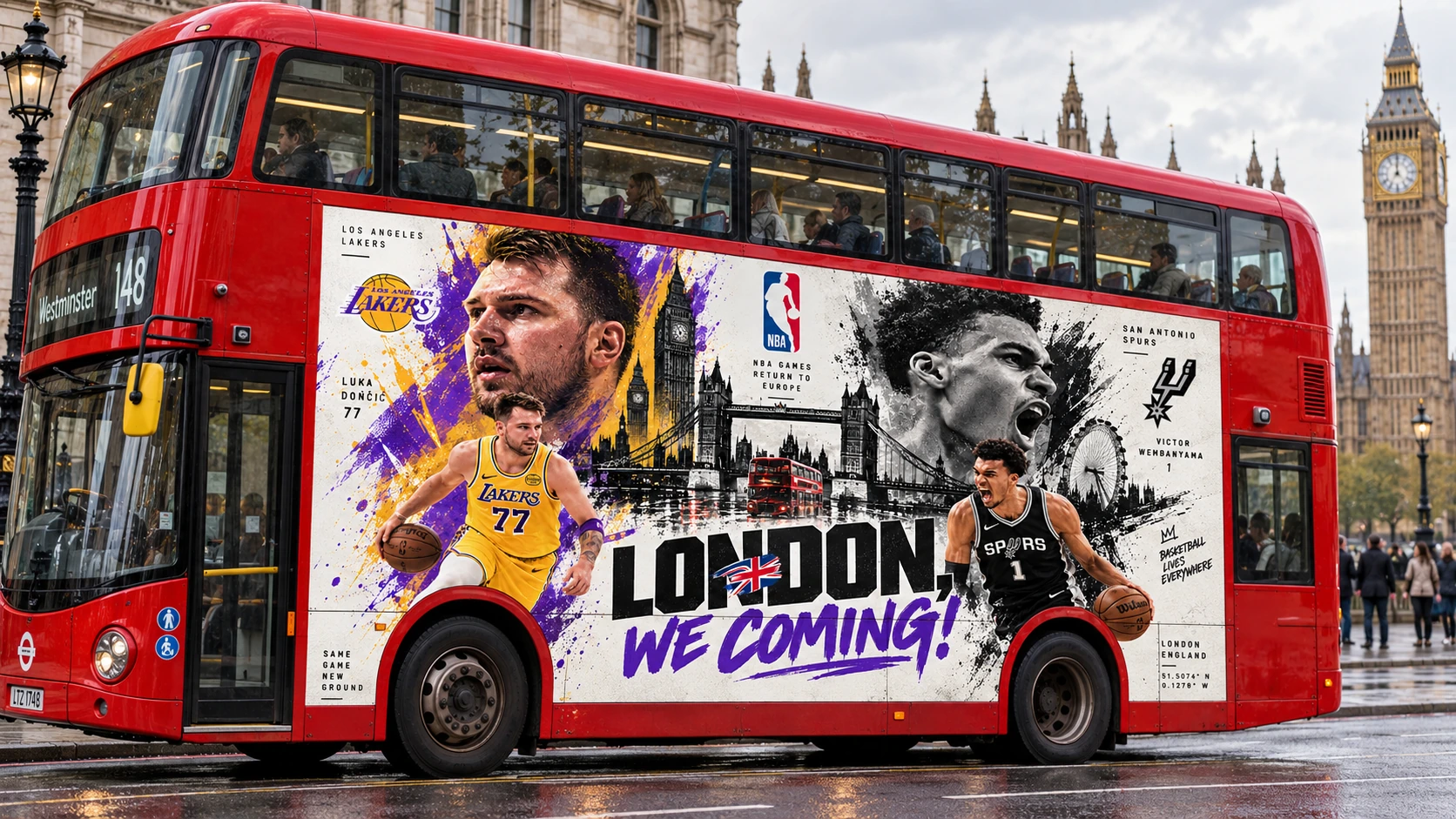 London, We Coming! — London bus campaign