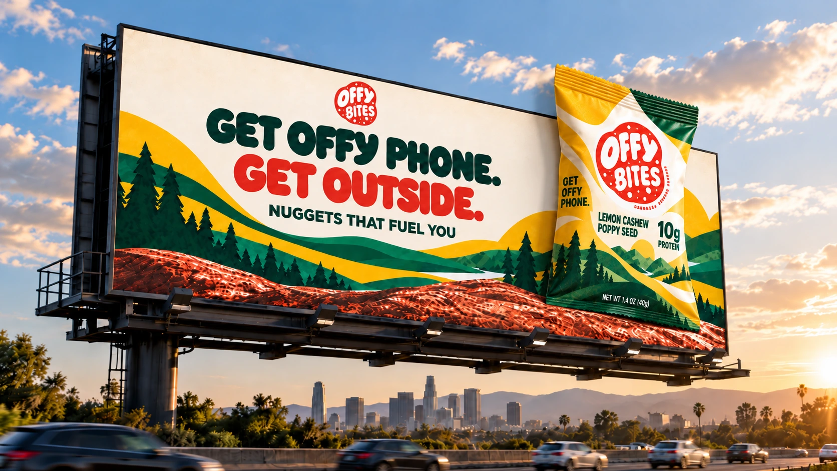 OFFY BITES / Get OFFY Campaign — Outdoor billboard