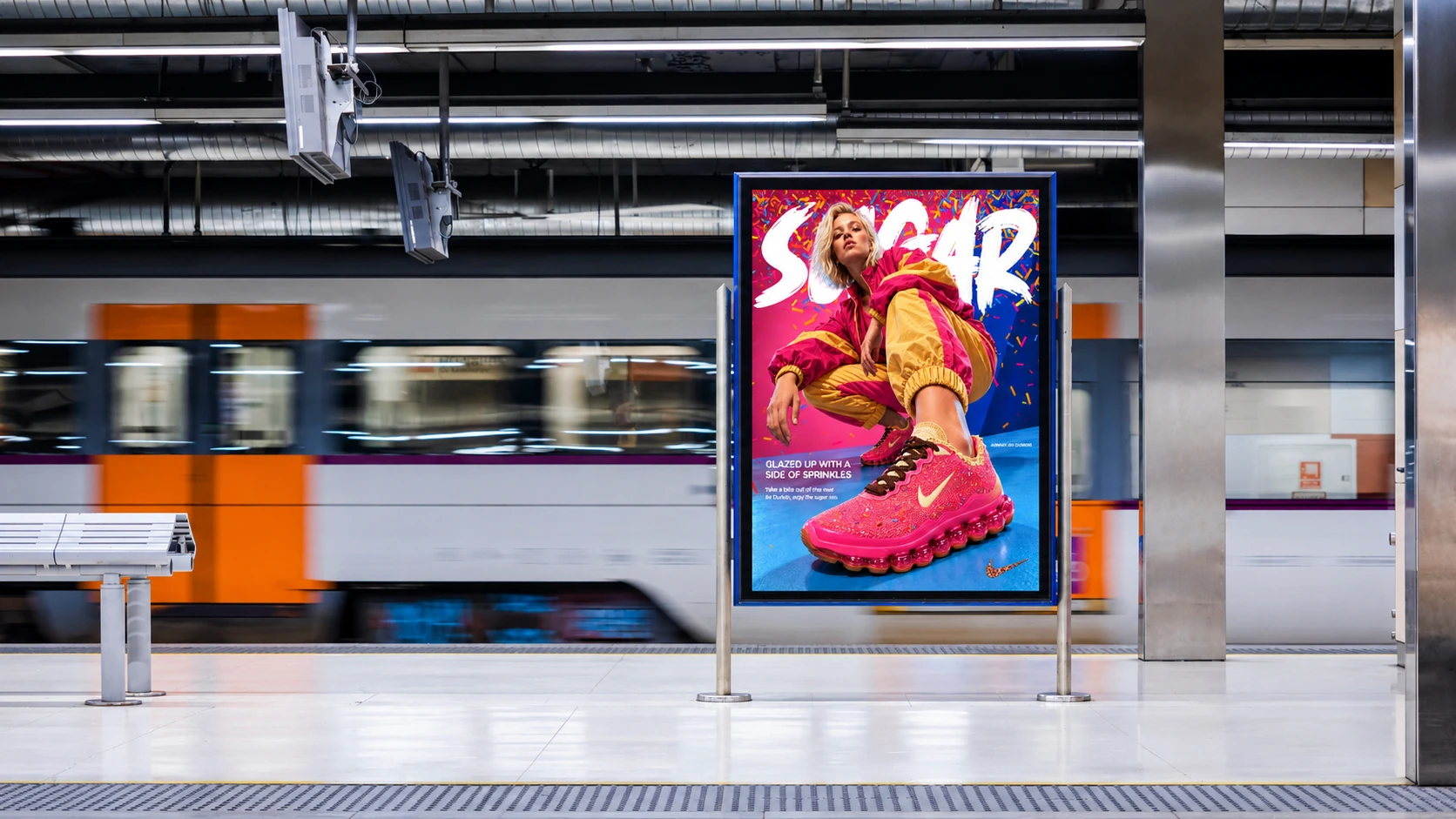 SUGAR / Shoe Campaign — Transit campaign
