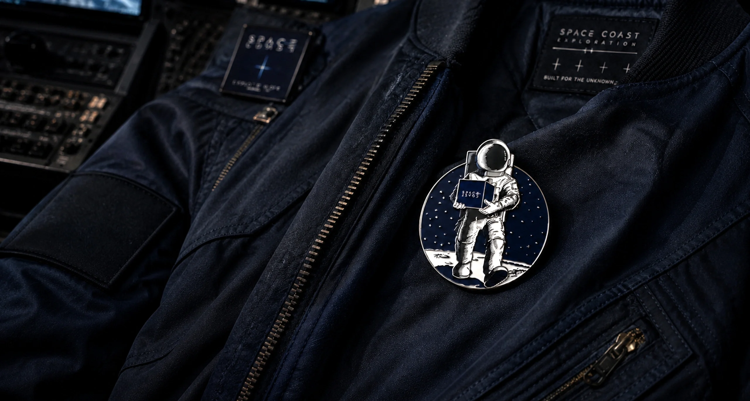 Space Coast — Identity pin