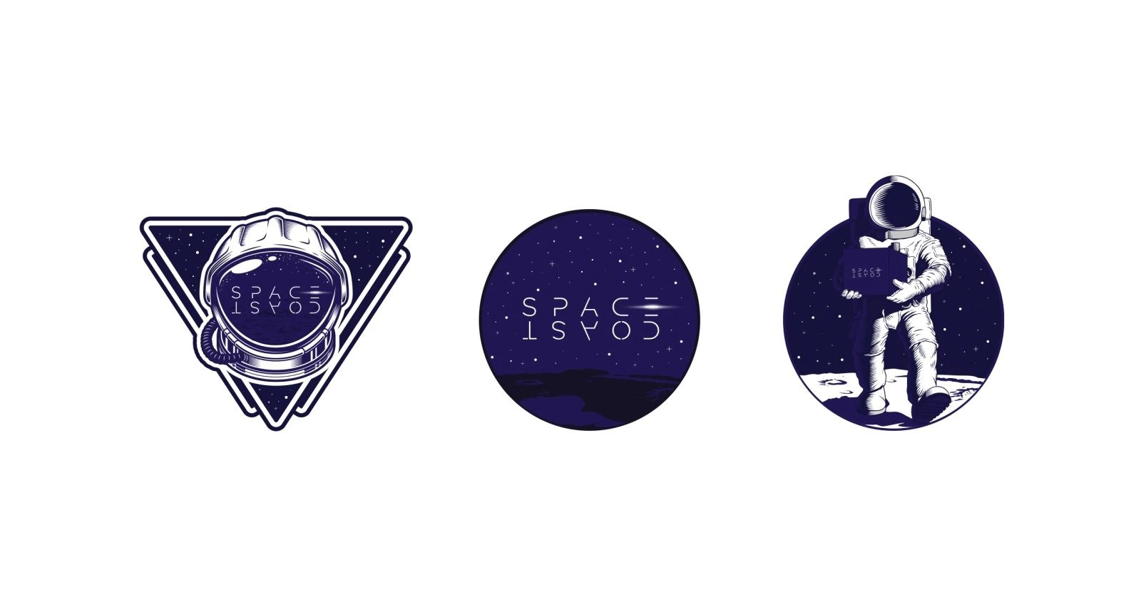Space Coast — Logo stickers